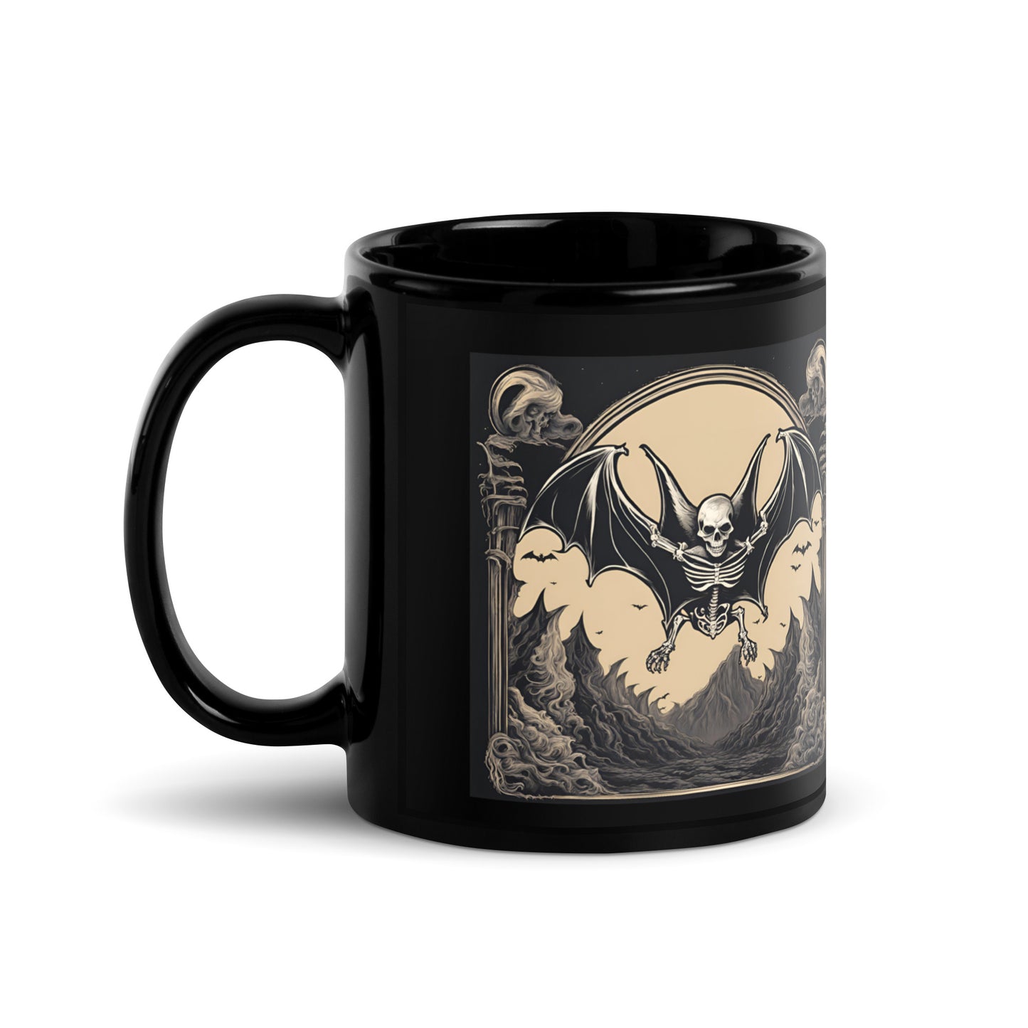 Bat Out of Hell Black Glossy Mug