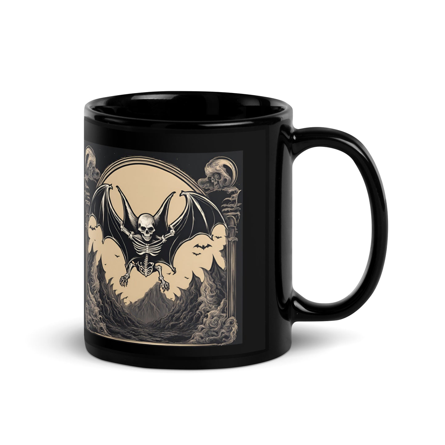 Bat Out of Hell Black Glossy Mug