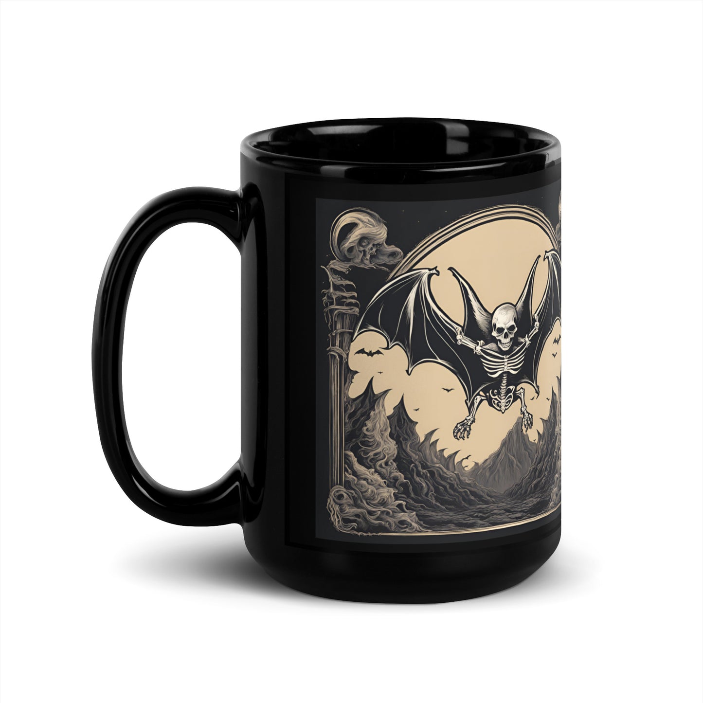 Bat Out of Hell Black Glossy Mug