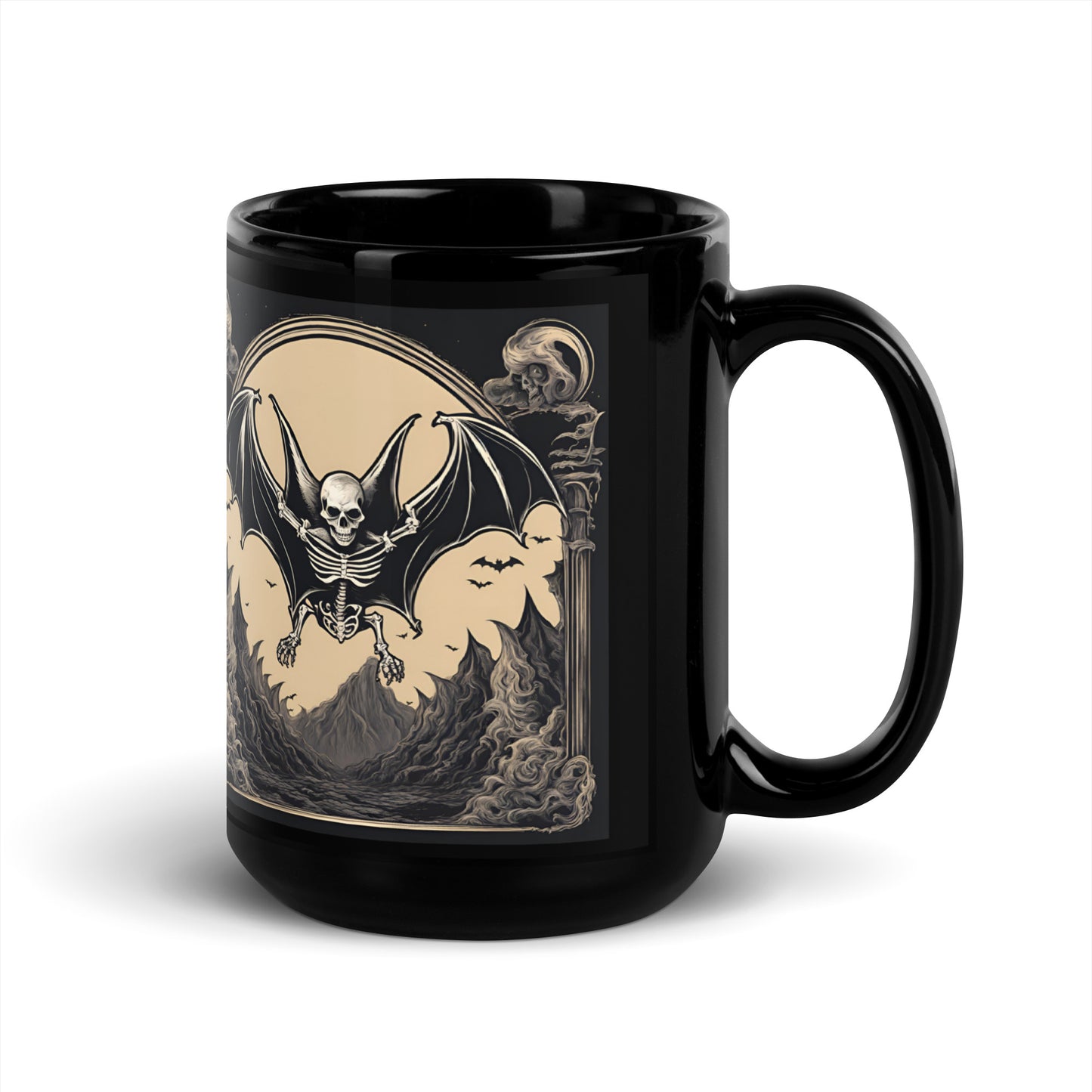 Bat Out of Hell Black Glossy Mug