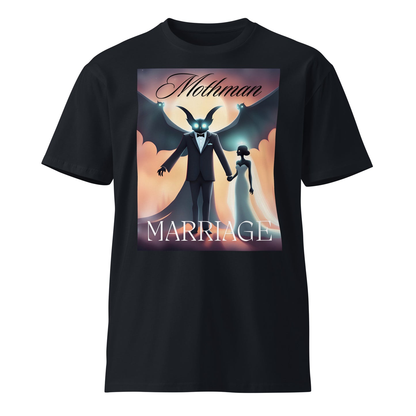 Mothman Marriage Unisex premium t-shirt